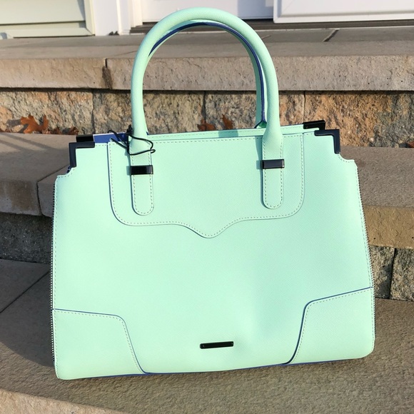 Rebecca Minkoff Handbags - Rebecca Minkoff Amorous Satchel Wintermint NWT
